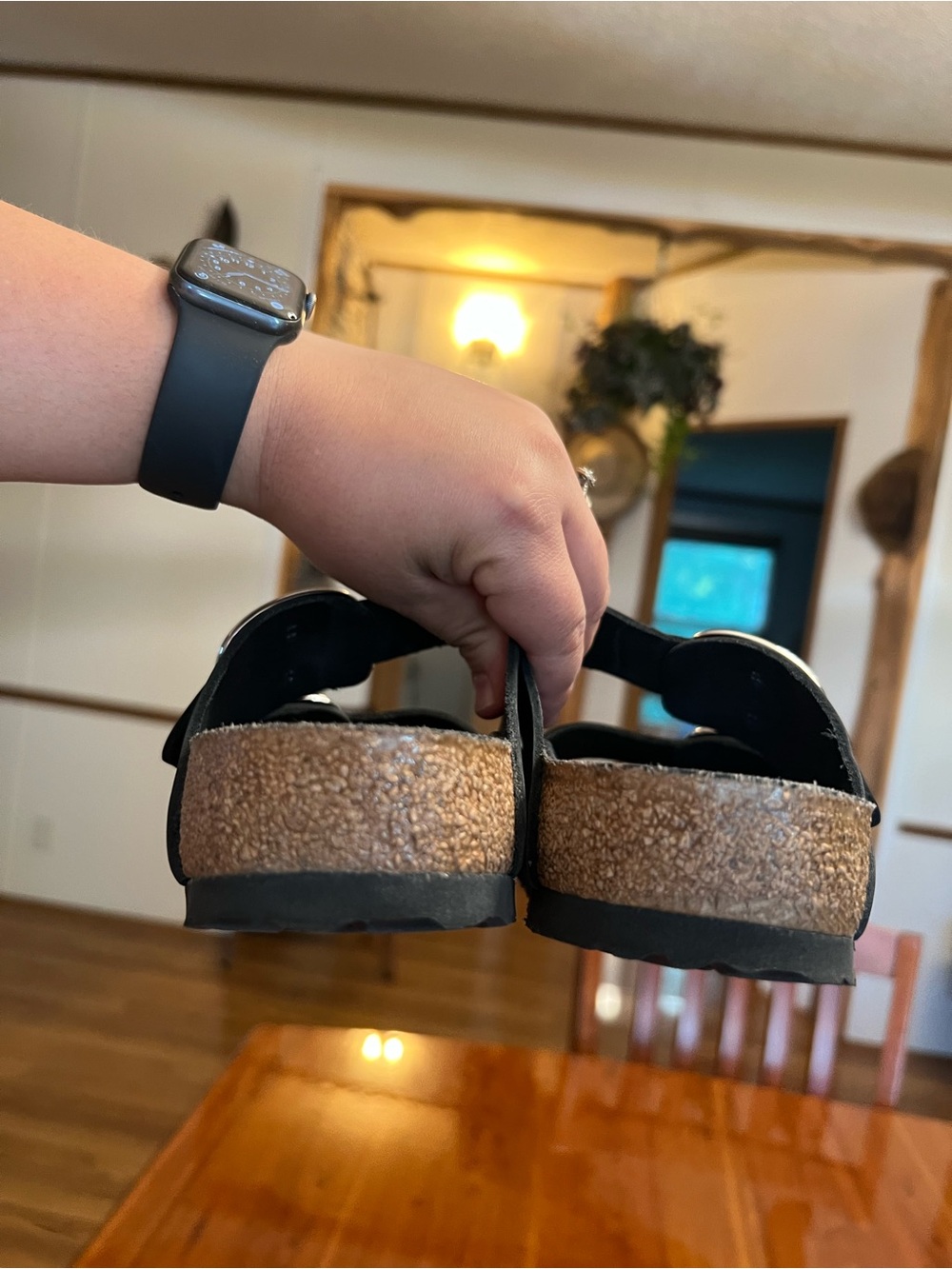 Birkenstock Arizona Big Buckle Oiled Leather Black 39 Regular - Picture 7 of 13